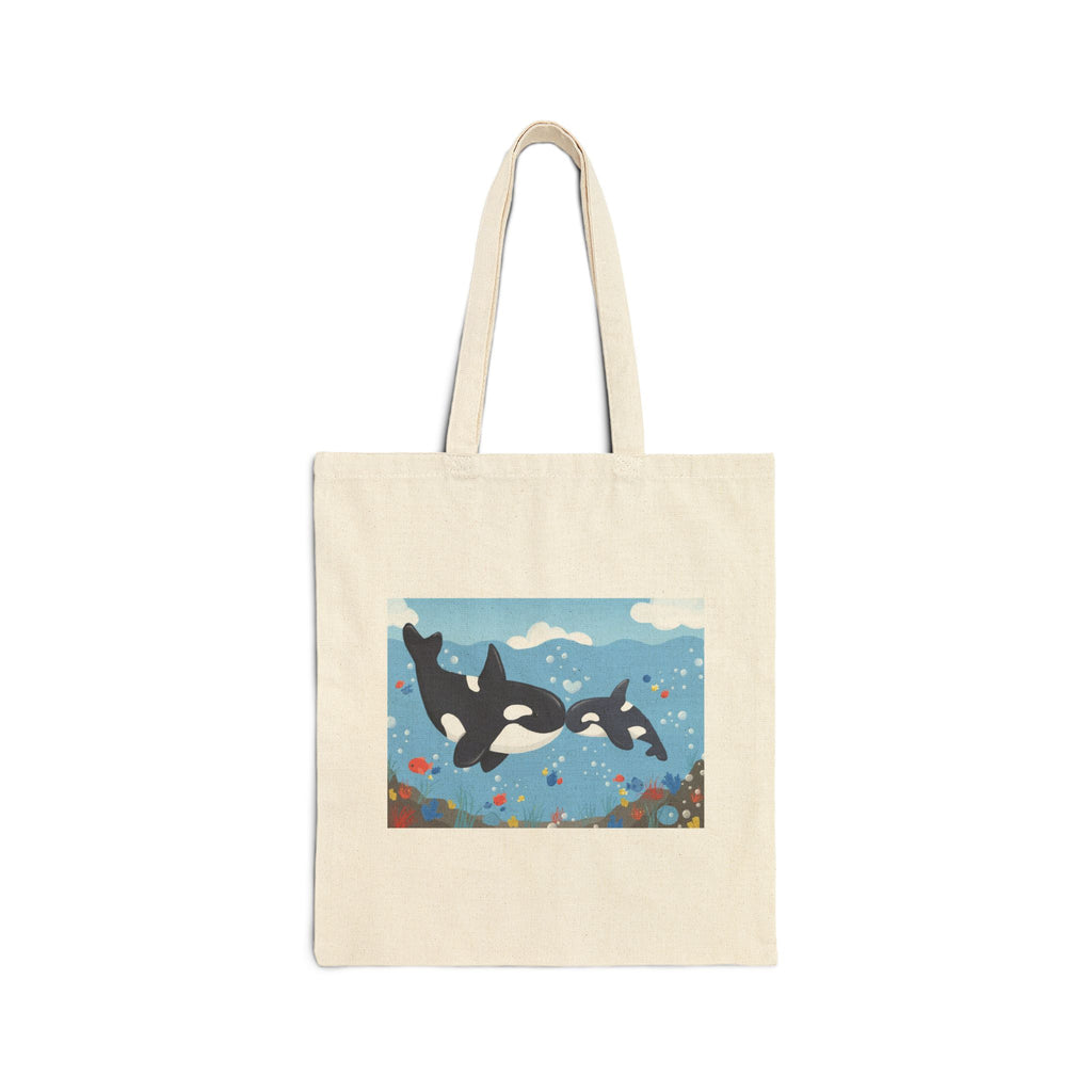 Orca Family Tote Bag