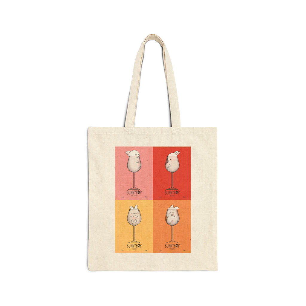 Bunny Wine Tote Bag