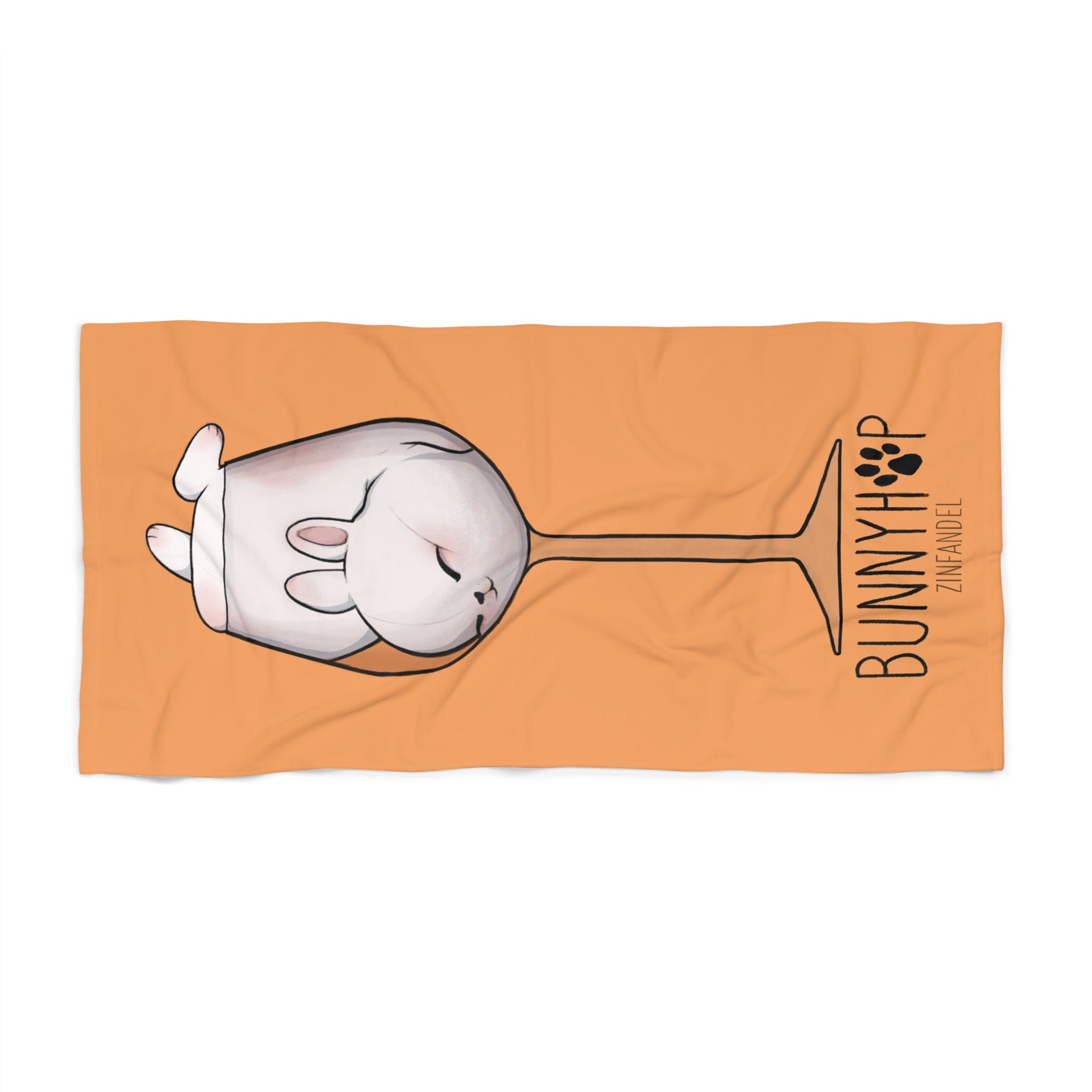 Bunny Wine Orange - Towel