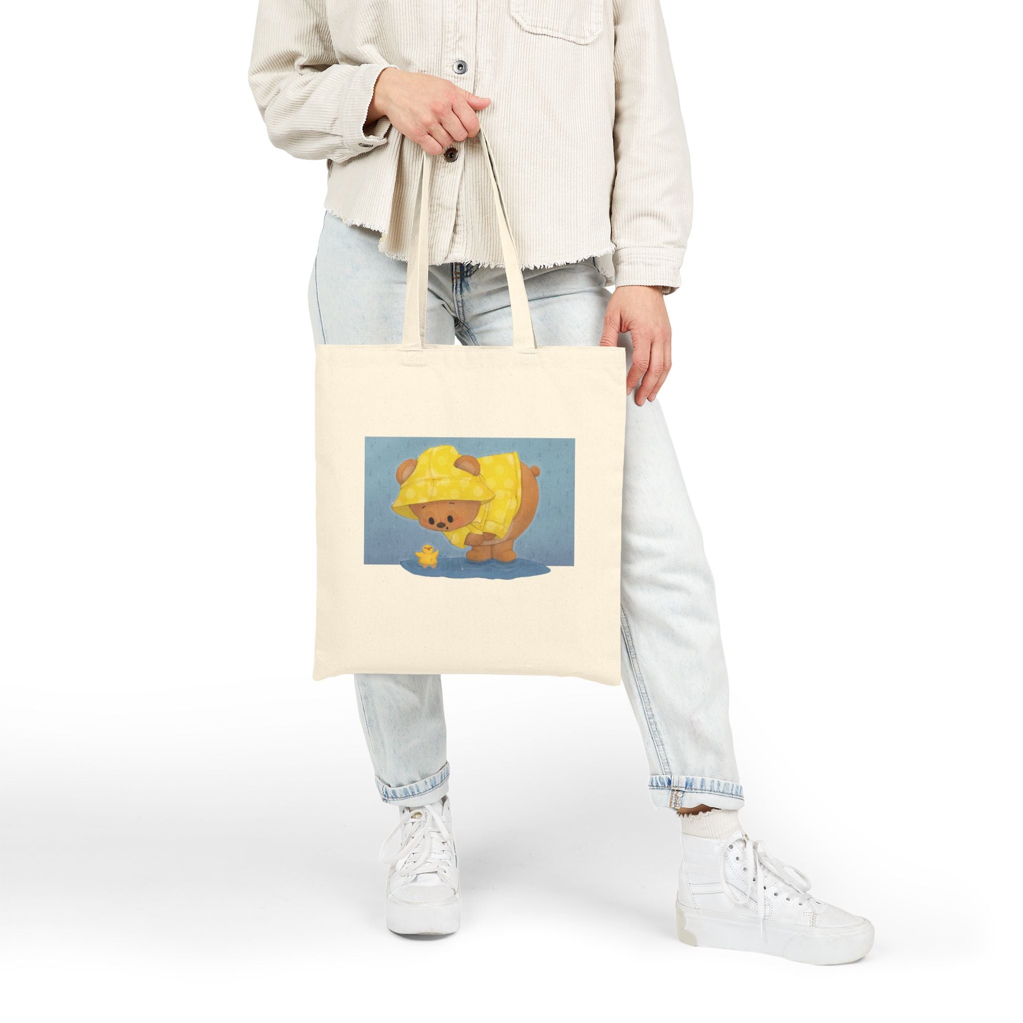 Rain Bear Tote Bag