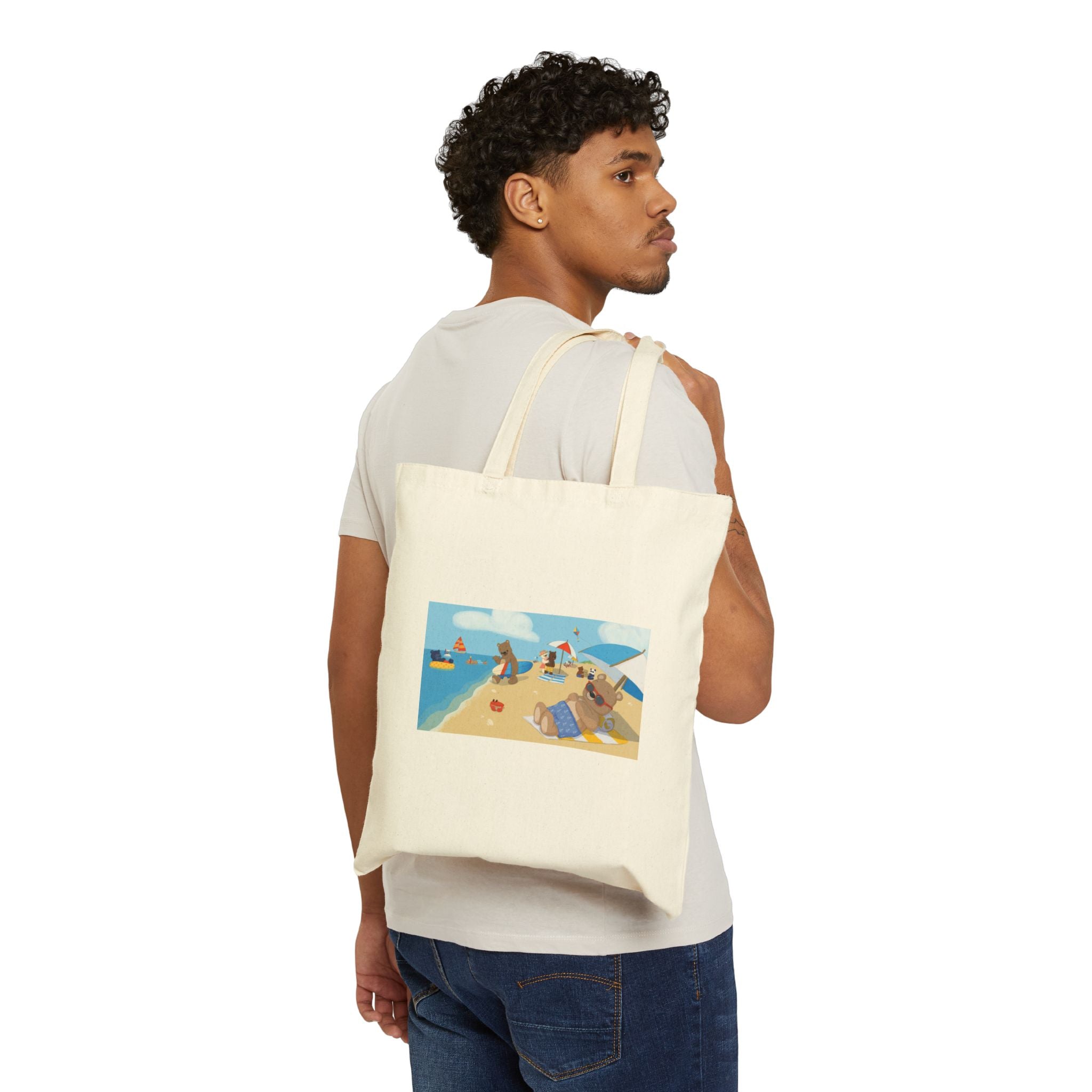 Beach Bears Tote Bag