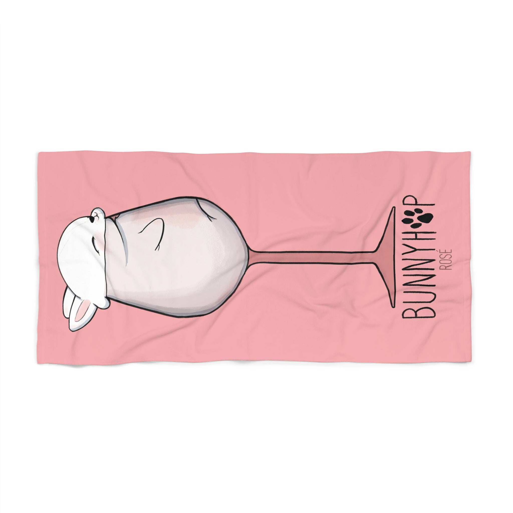 Bunny Wine Pink - Towel