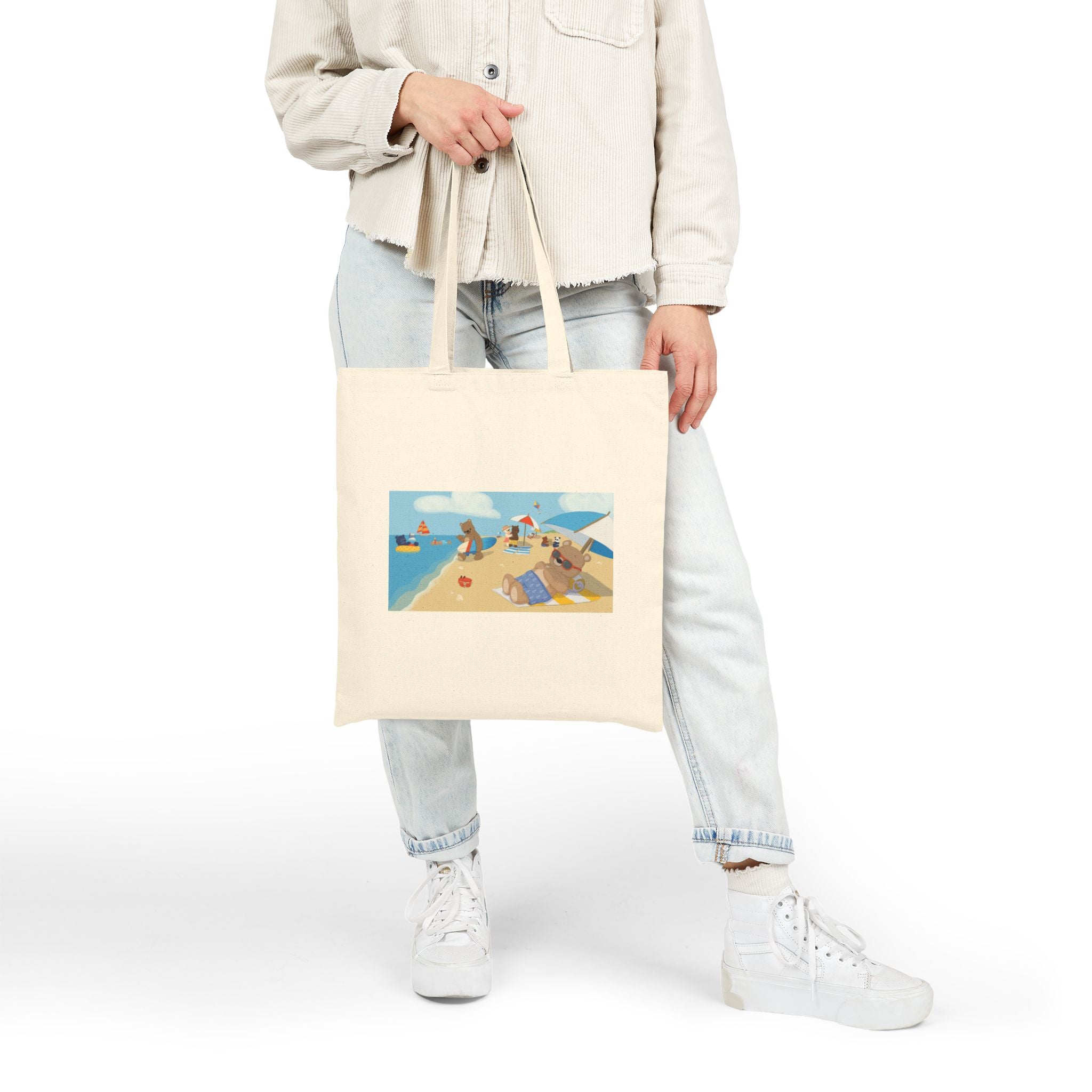 Beach Bears Tote Bag