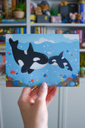 Oh Whale! Print
